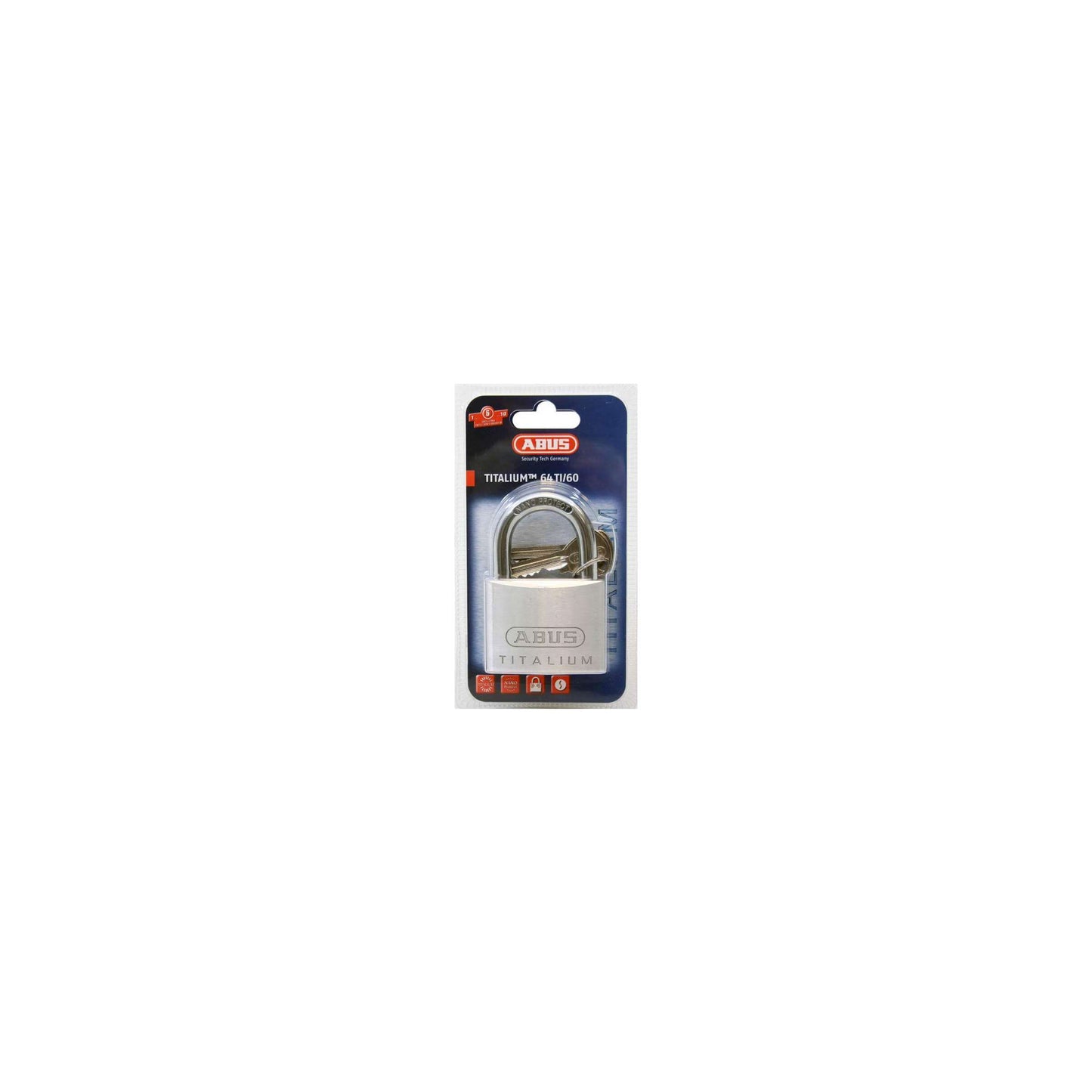 ABUS PALLOCK TAITIUM 64TI 60 - 60 mm - Gray