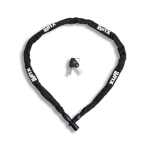 Cadenas à chaîne Lynx 100cm en acier trempé noir