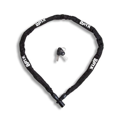 Cadenas à chaîne Lynx 100cm en acier trempé noir