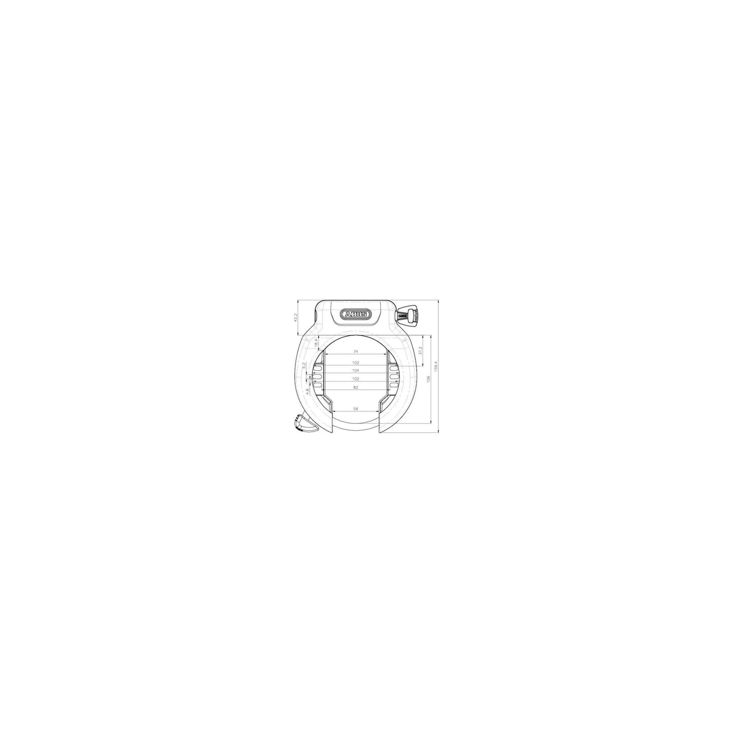 Abus pro amparo 4750sl art2 noir