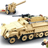 Half-track de l'armée Sluban de la Seconde Guerre mondiale avec canon (m38-b0695)