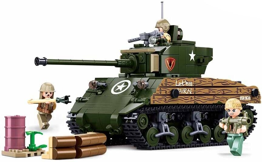 Char moyen m4a3 (76w) de l'armée Sluban (m38-b1110)