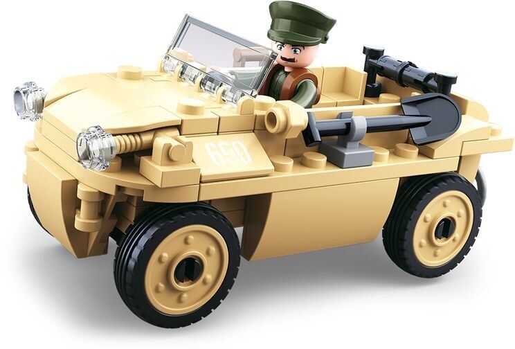 Véhicule amphibie allemand de l'armée Sluban de la Seconde Guerre mondiale (M38-B0690)