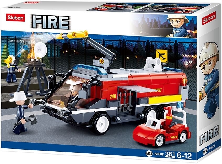 Camion de pompiers de l'aéroport d'incendie de Sluban (m38-b0808)
