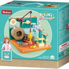 Chambre de rêve de fille Sluban du chat gris (m38-b0919c)