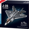 Version de revêtement métallique pour avion furtif Sluban j-35s (m38-b1186)