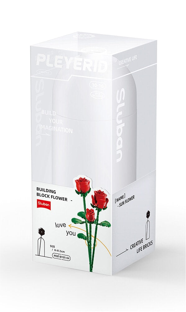 Rose rouge Sluban (m38-b1101-04)
