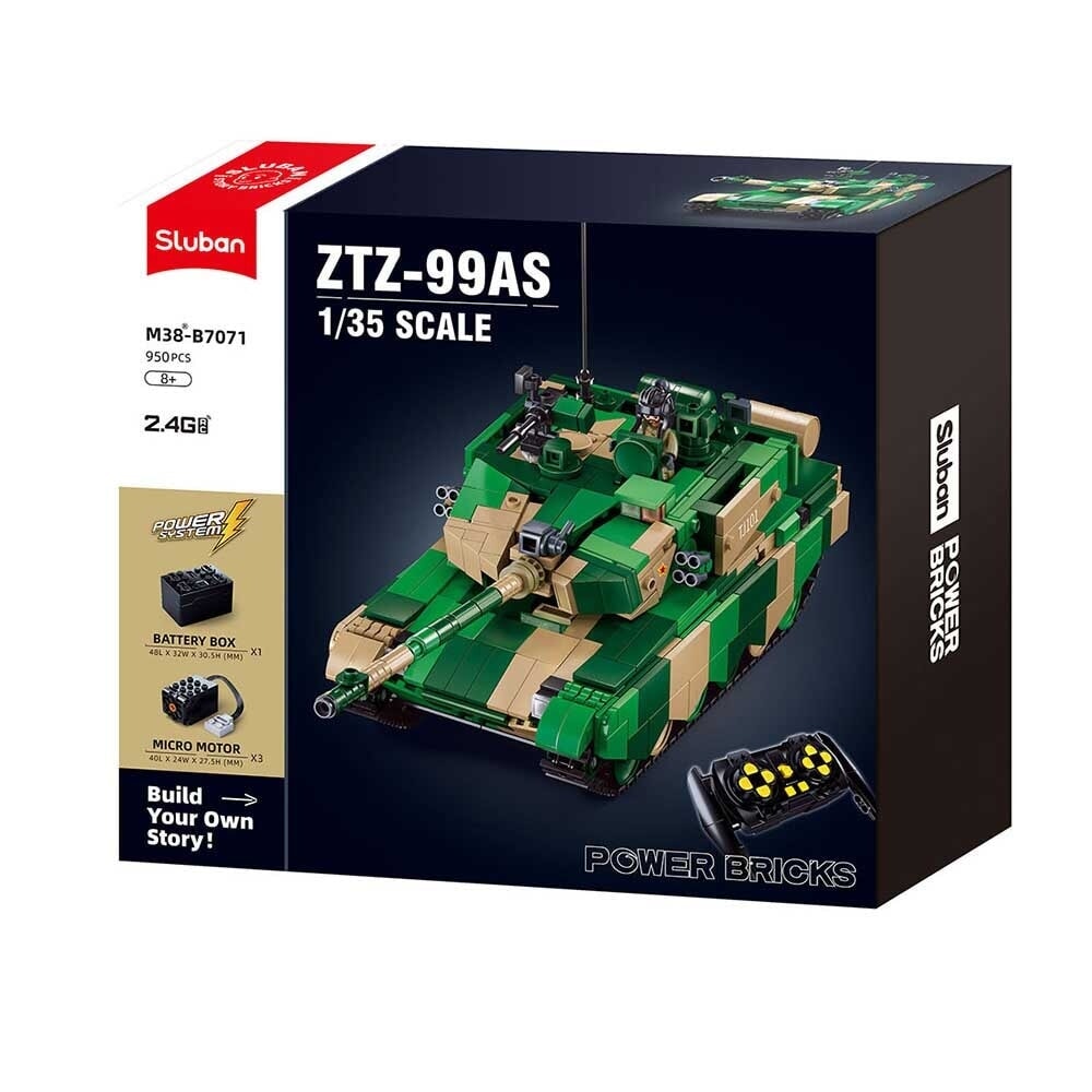 Réservoir de briques électriques Sluban ztz-99as avec télécommande (m38-b7071)