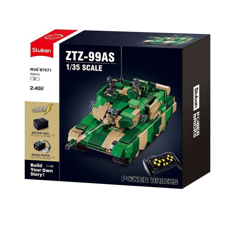Réservoir de briques électriques Sluban ztz-99as avec télécommande (m38-b7071)