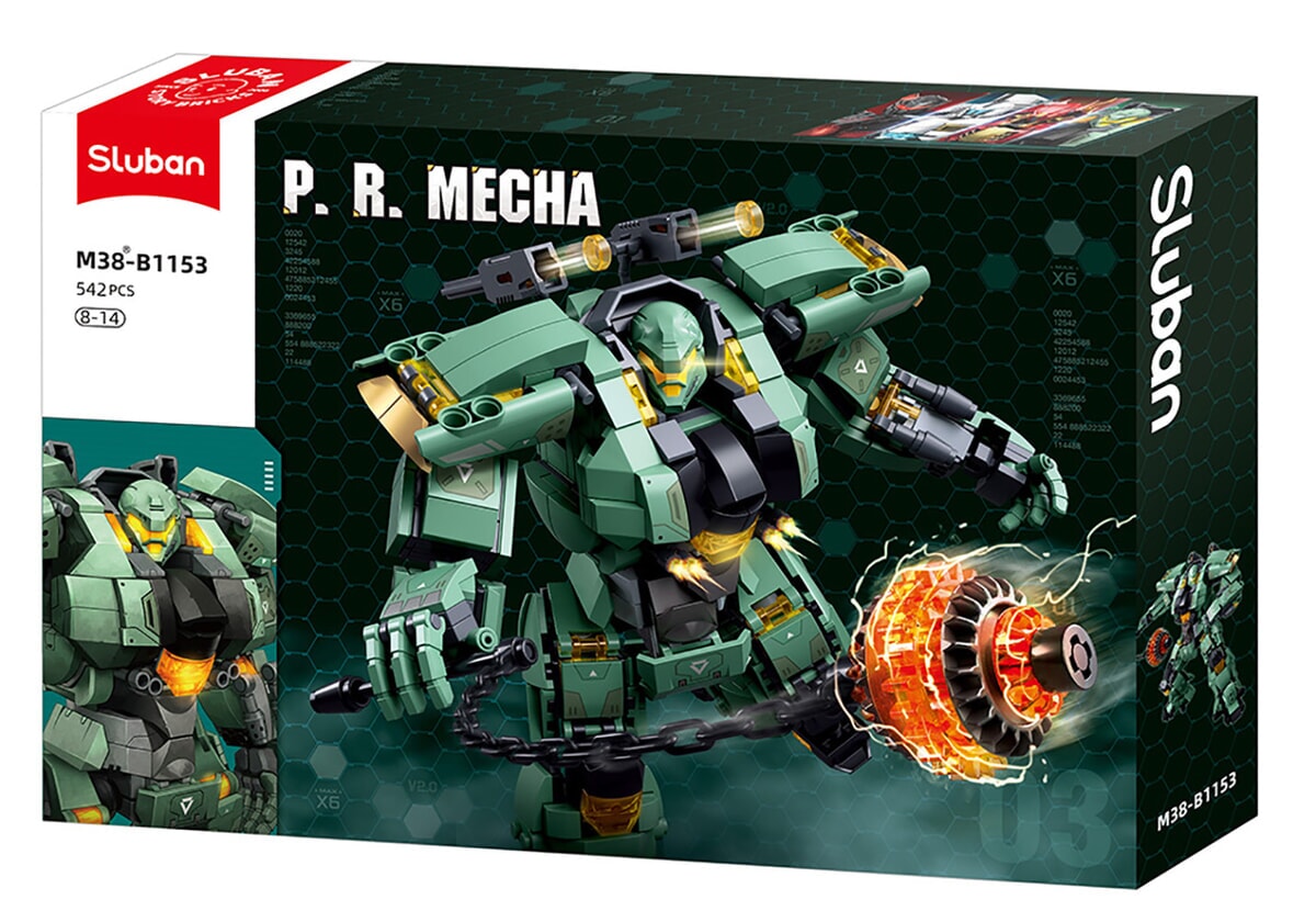 Sluban p.r. méca vert noir (m38-b1153)