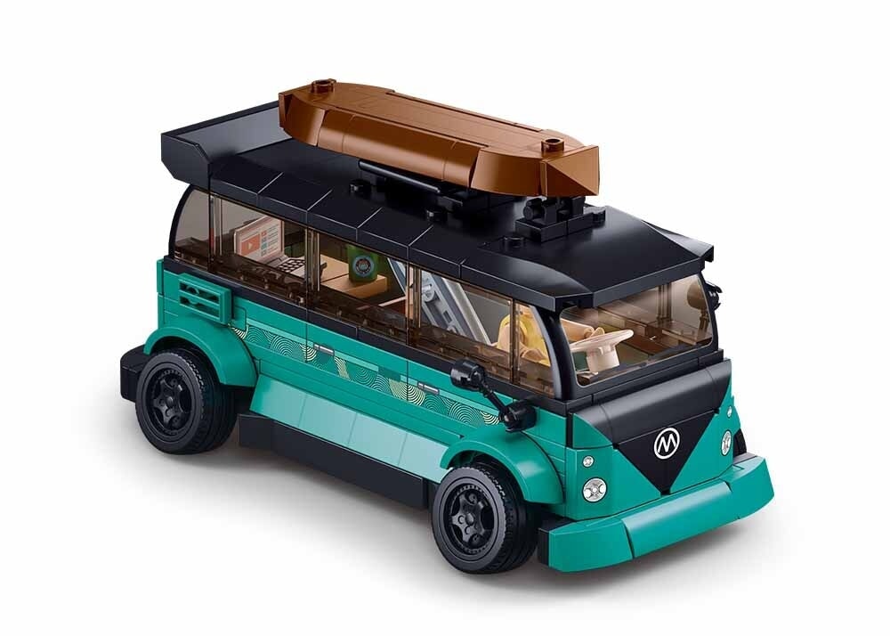 Voiture de surf en briques modèle Sluban (m38-b1191)
