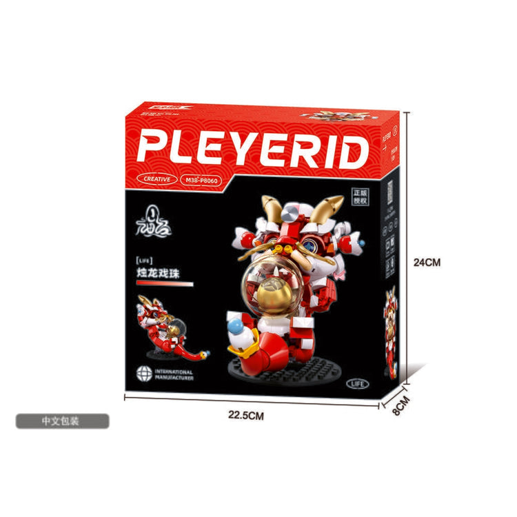 Sluban Pleyerid Classique des Montagnes Mer Fiery Dragon Pleyerid (M38-P8060)