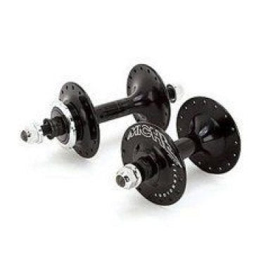 Miche Hub set Pista V+A 32g avec flasque haut noir
