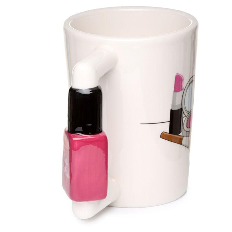 Polon de ongles - Tasse en céramique de poignée formée