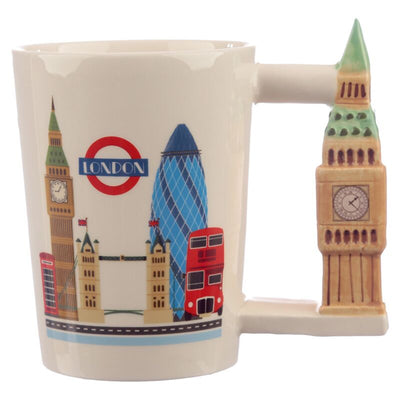 Big Ben London - Tasse en céramique de poignée formée