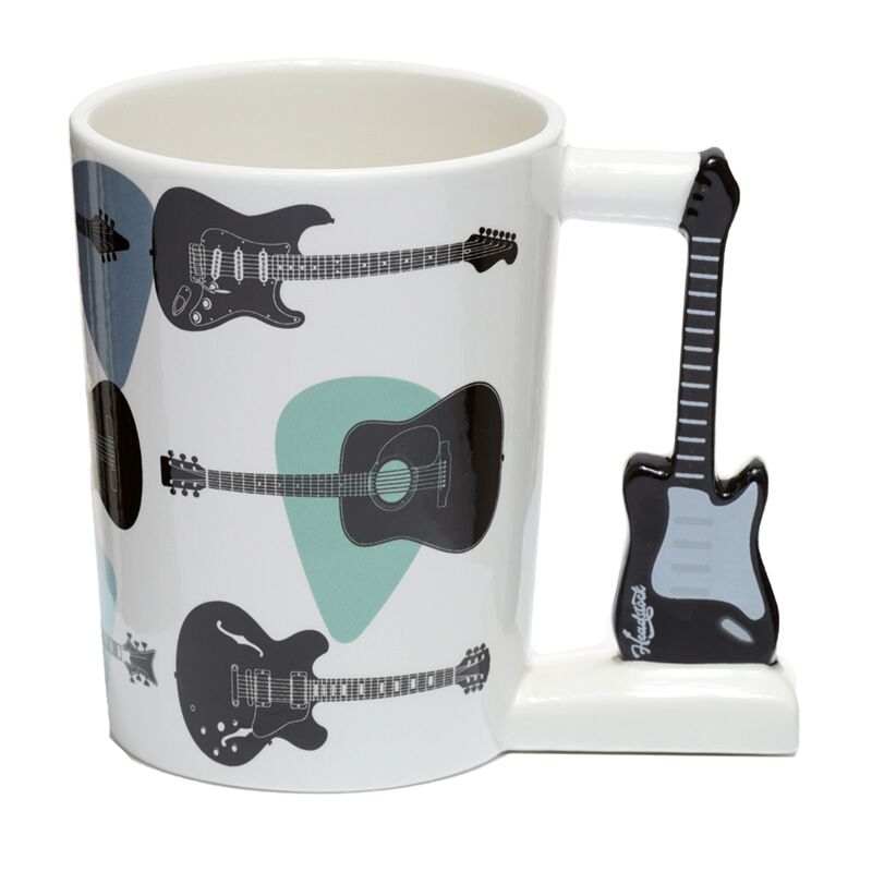 Guitare de tête - Tasse en céramique de poignée formée