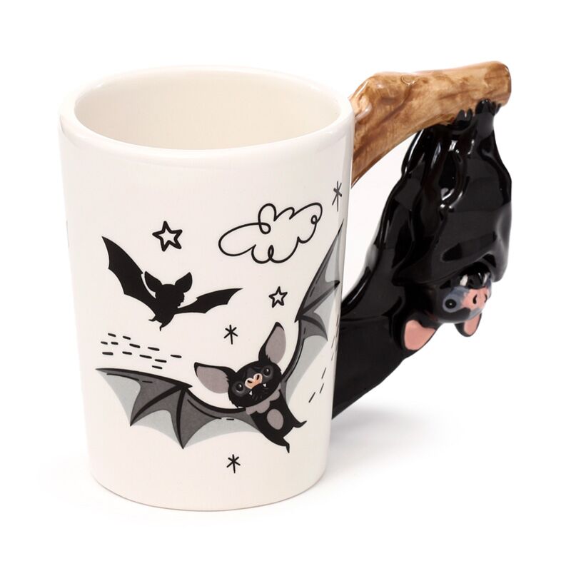 Bat - Tasse en céramique de poignée formée