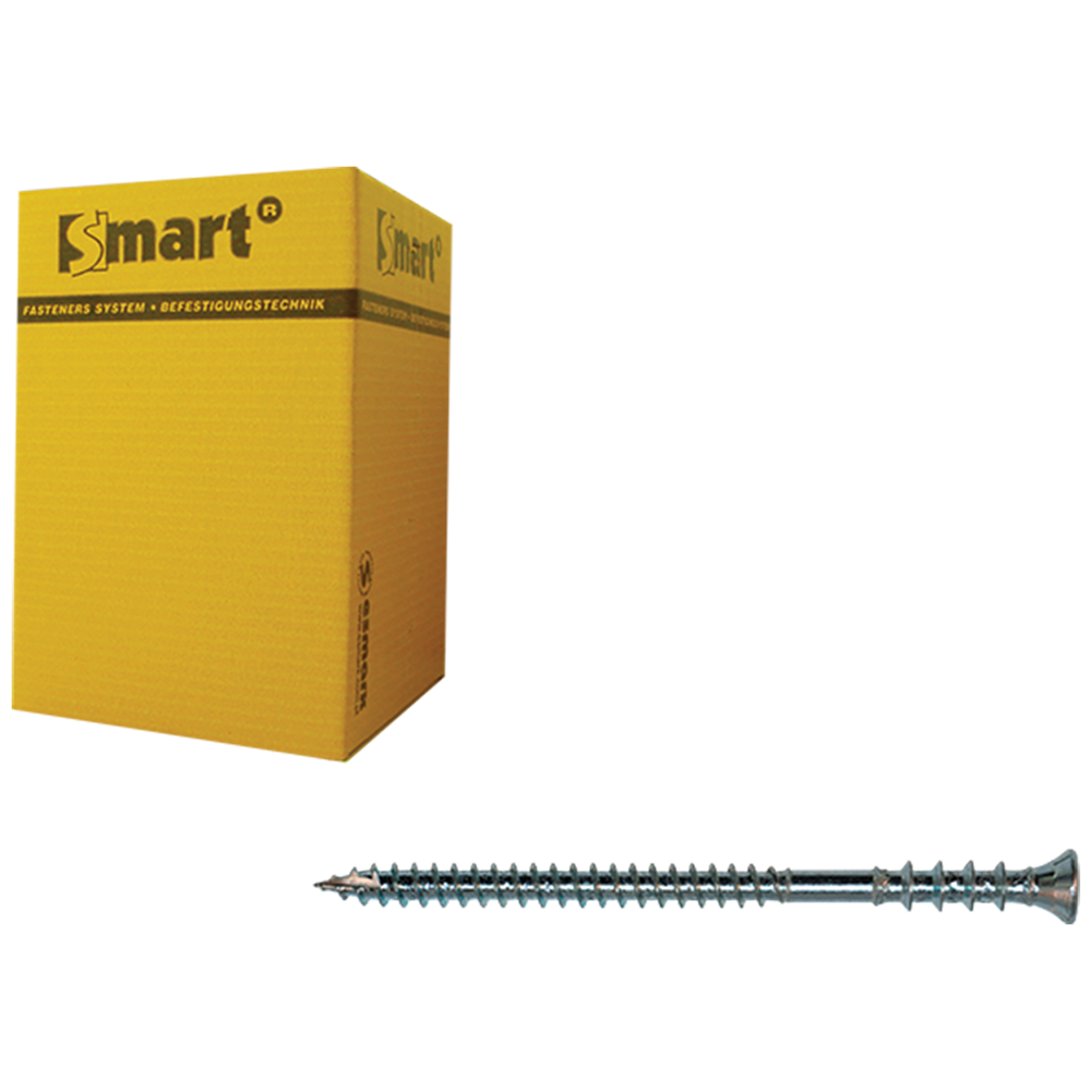 Pgb-europe intelligent | soi-même b. vis de réglage smart vzk 6x100 zn | 100 pièces sm0asf0010601003