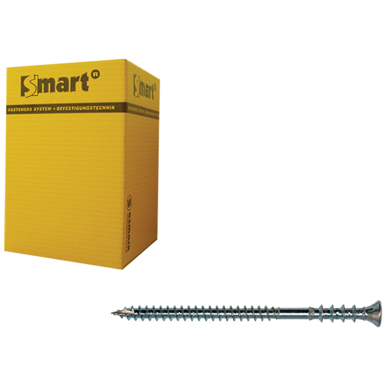 Pgb-europe intelligent | soi-même b. vis de réglage smart vzk 6x100 zn | 100 pièces sm0asf0010601003