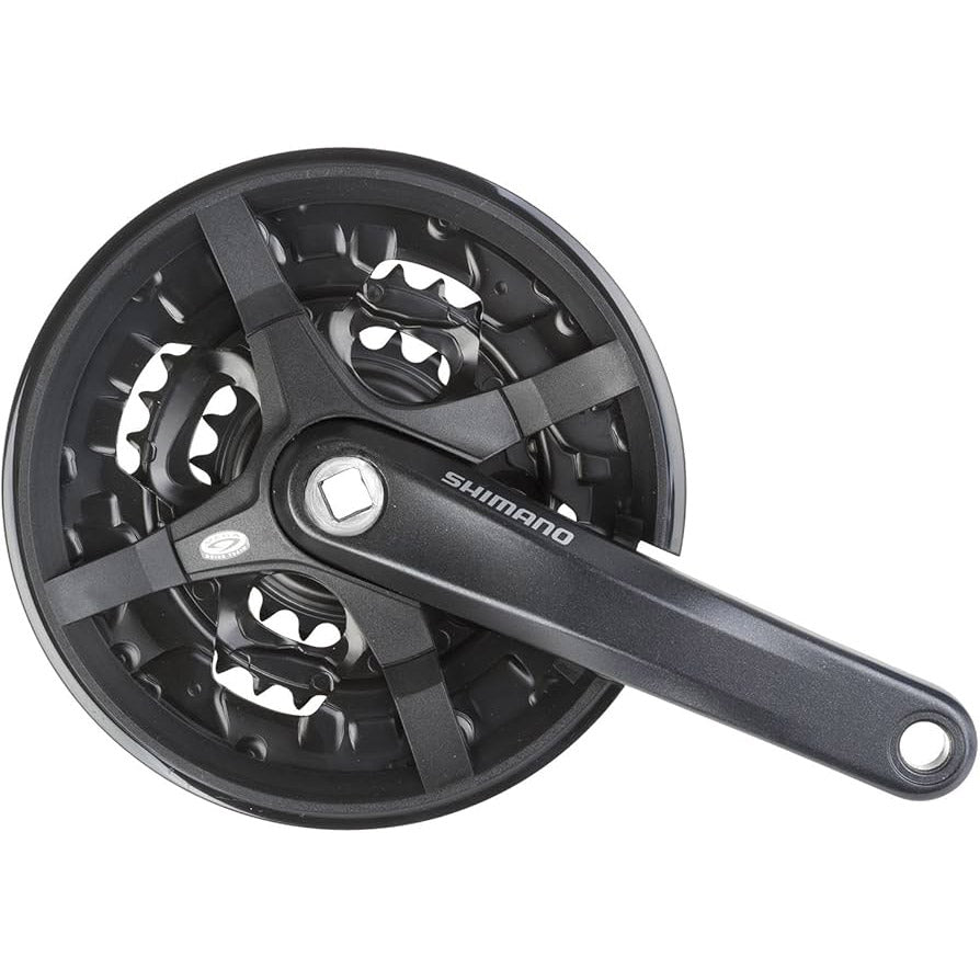 Shimano Cranket 9V 22 32 44T Edge de chaîne 175 mm noir