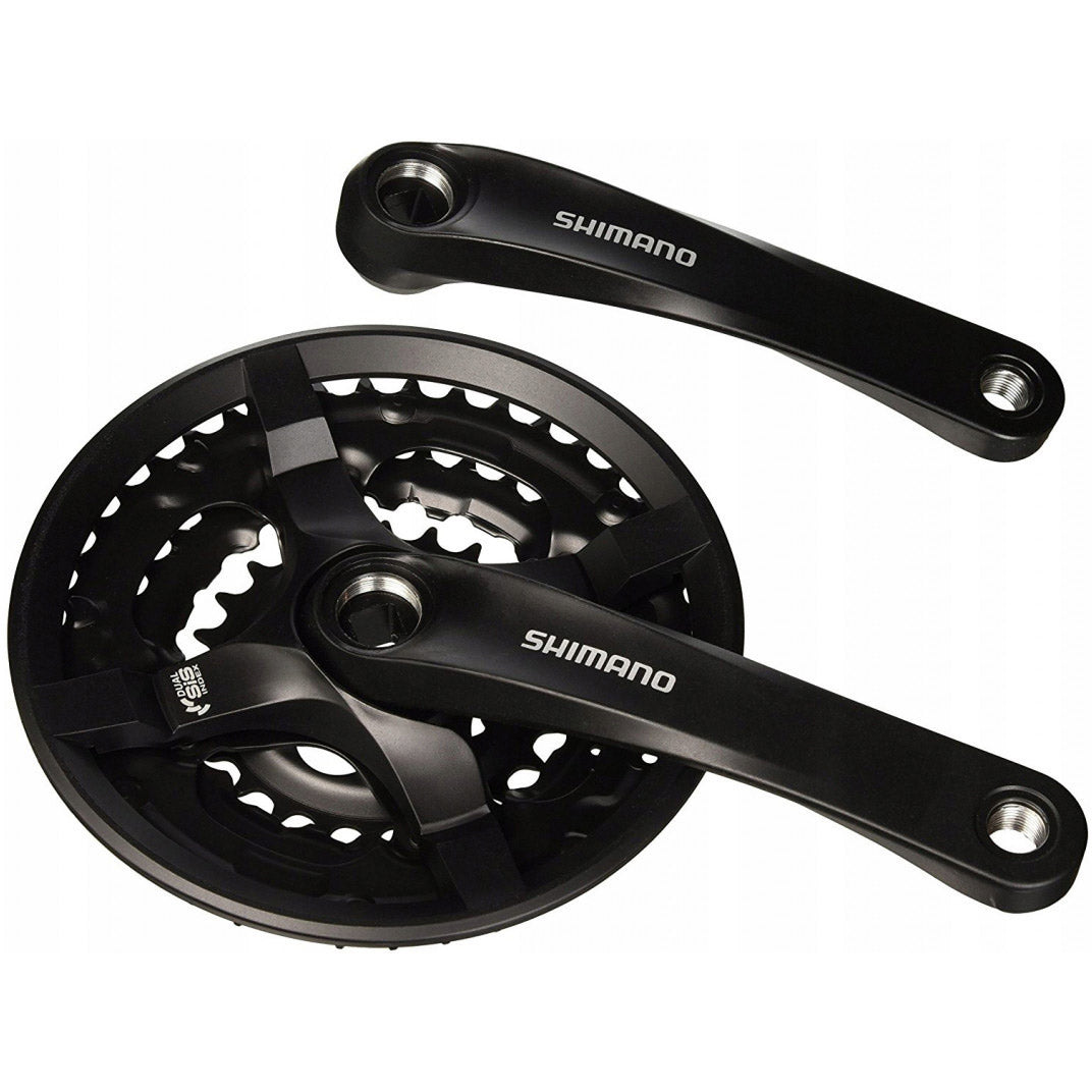 Shimano Cranket Tourney 7 8V 24 34 42T Edge de chaîne 170 mm noir