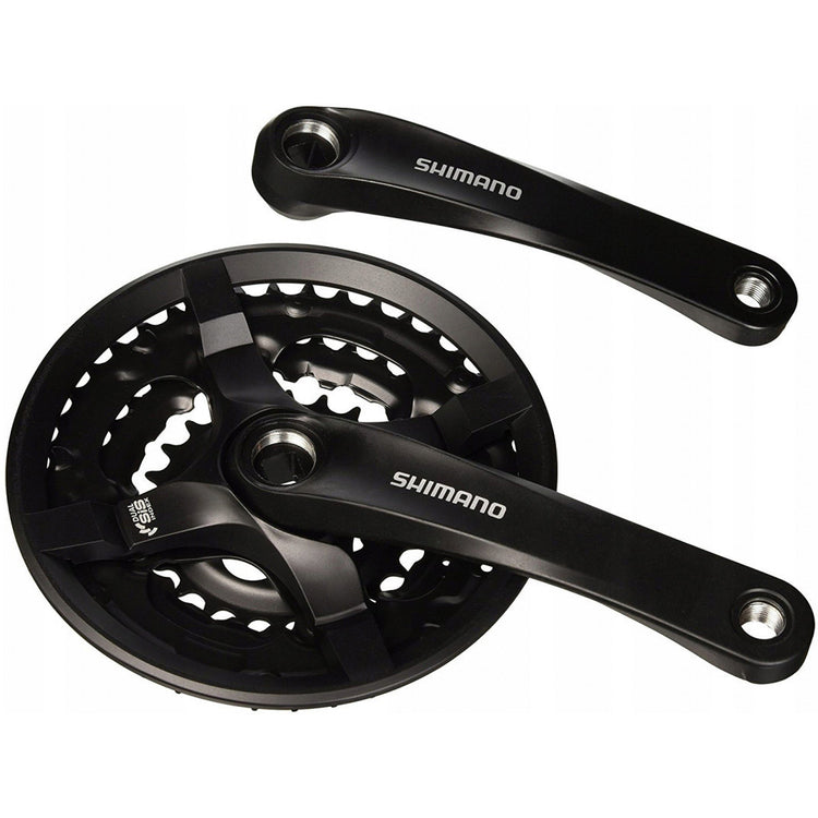 Shimano Cranket Tourney 7 8V 24 34 42T Edge de chaîne 170 mm noir