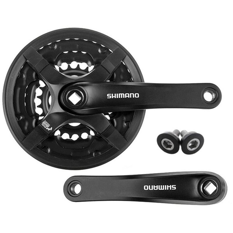 Shimano Cranket Tourney 7 8V 24 34 42T Chaîne Top 175 mm noir
