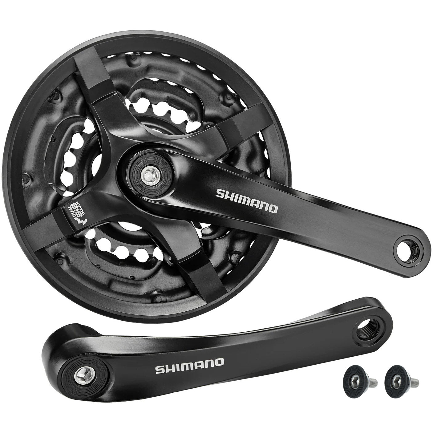 Pédalier Shimano tourney 6 7 8v 24 34 42t 170mm noir oem