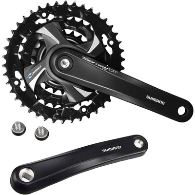 Pédalier Shimano tourney 7 8v 28 38 48t 175mm noir oem