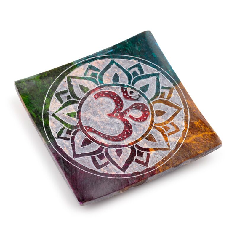A fait un plat de support de soapstone