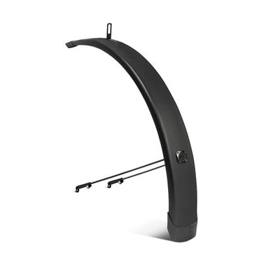 EuroFender Voorlatbord 20 pouces 65 mm Mat de flèche urbaine Black Tempo Square
