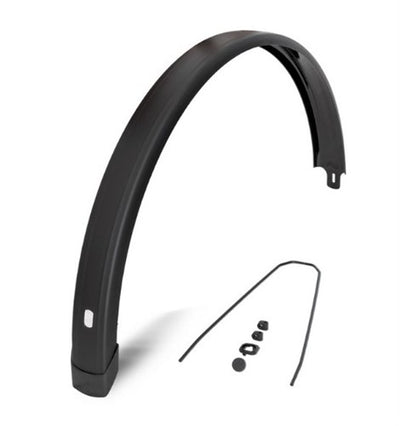 Eurofender garde-boue arrière 28 pouces 72mm plat noir mat tempo squa