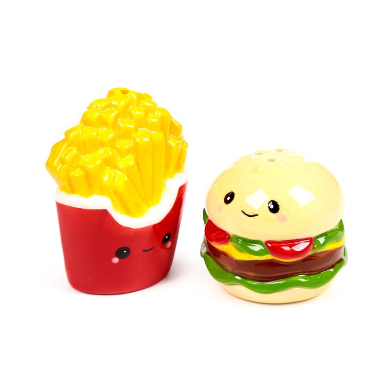 Hammy le hamburger Friet Foodiemals Pepper et Salt Stel