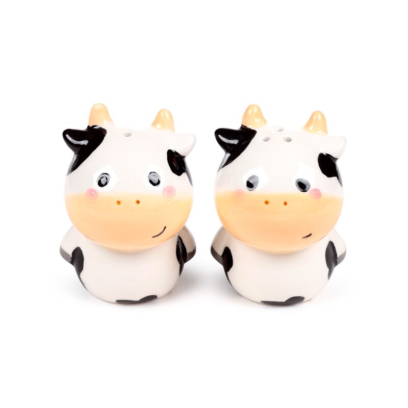 Pepper et sel de vache noir et blanc