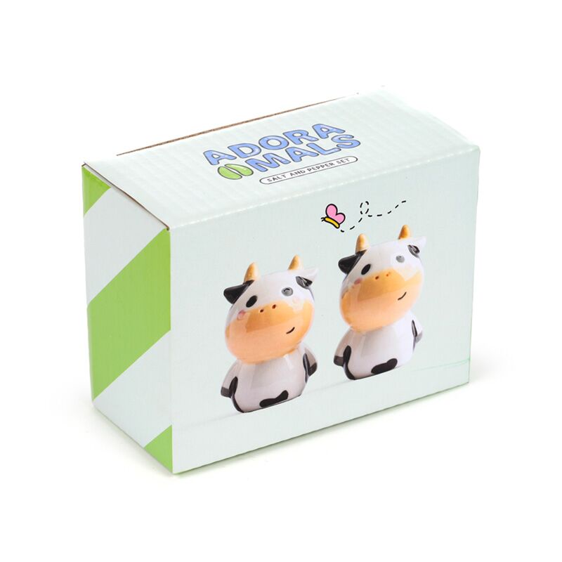 Pepper et sel de vache noir et blanc