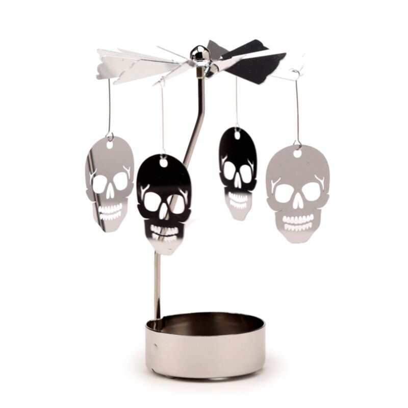 Skull Rotating Thé Support d'éclairage