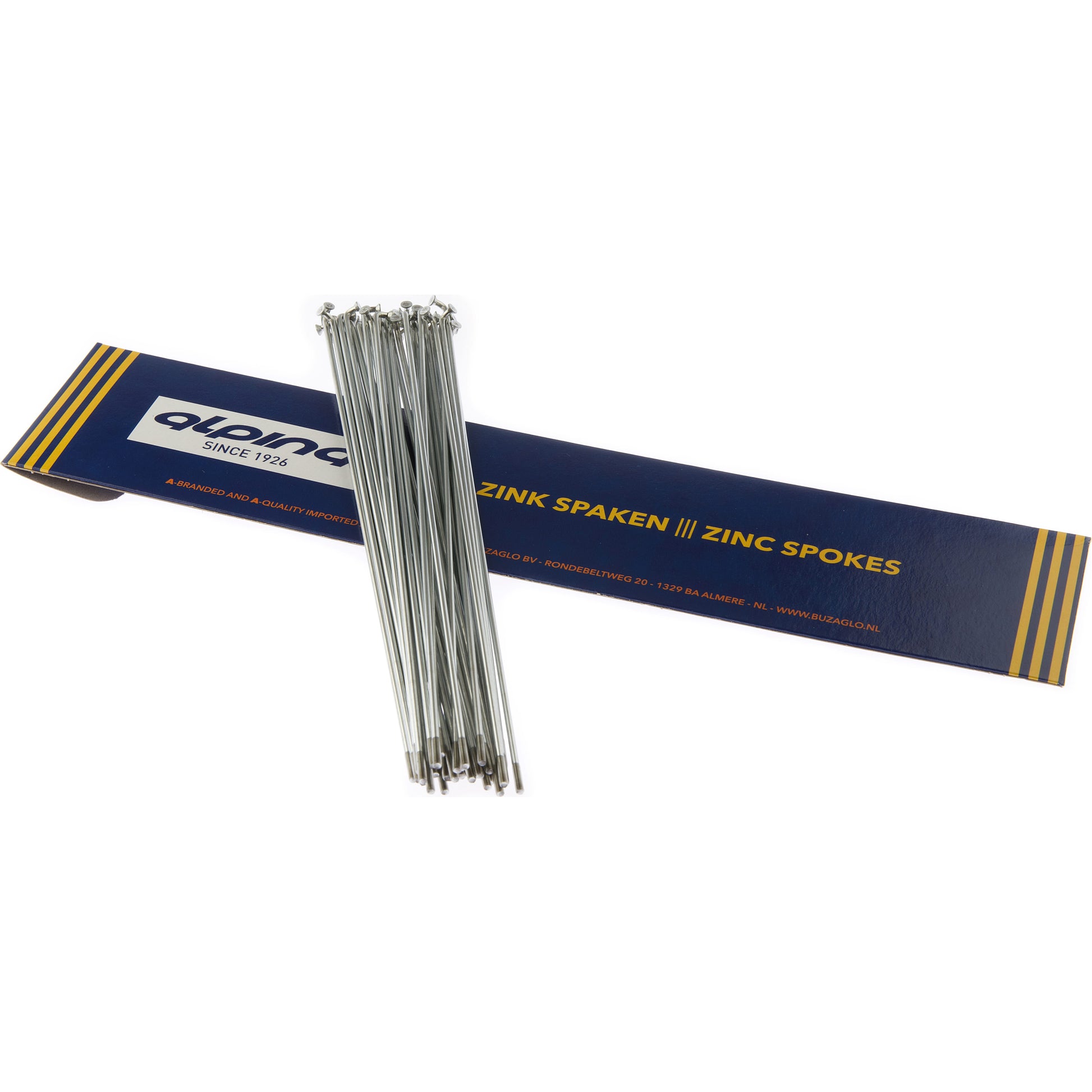 Rayons Alpina 13G (2,34 mm) 260 mm zinc (P36)
