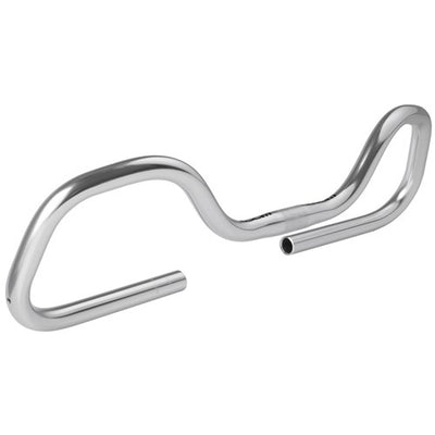 Guidon papillon Kalloy city trekking aluminium ø25.4 x 595 mm - argenté