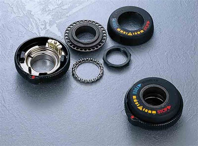 Antivol de direction Shimano 1 pouce x 24 TPI, version filetée. Livré sans coupelle inférieure du jeu de direction