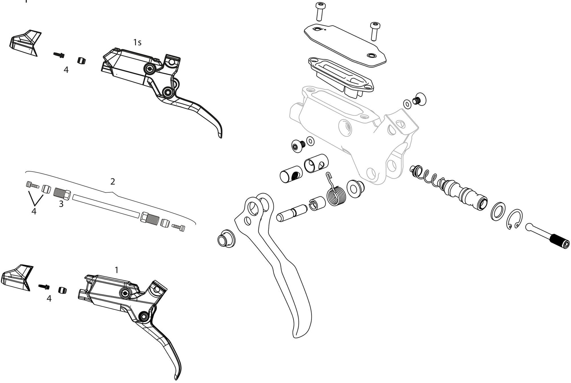 Sram br.caliper Matt Black