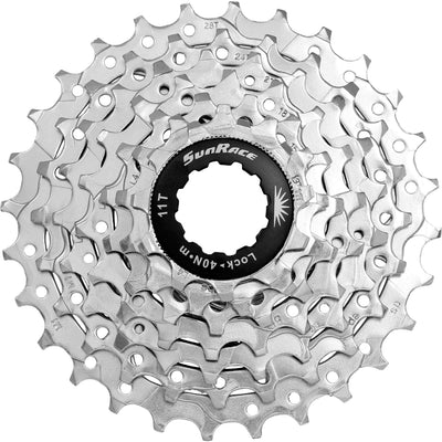 Spanninga sunrace cassette csm63 7v 11-28t maillechort (10pcs)