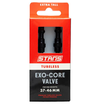 Stans Valves exo-core tubeless Stan's - extra hautes - noires