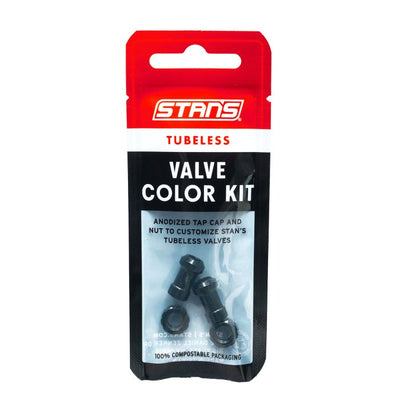 Kit couleur valve tubeless Stans Stan's - noir