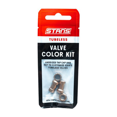 Kit couleur de valve tubeless Stans Stan's - cuivre