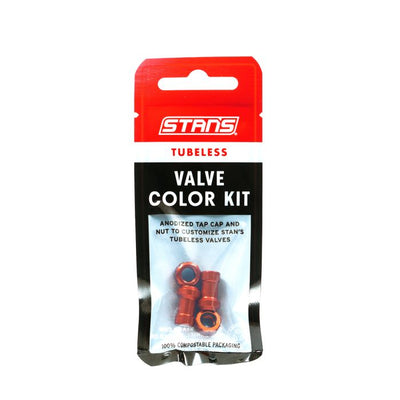 Kit couleur valve tubeless Stans Stan's - orange