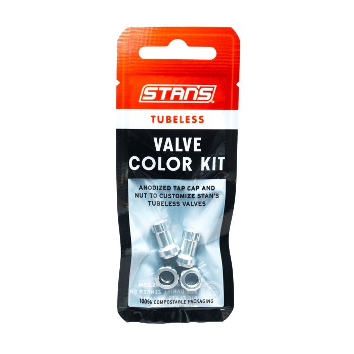 Kit couleur valve tubeless Stans Stan's - argent