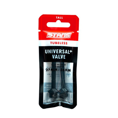 Stans Stan's tubeless universal+ valves - hautes - noir