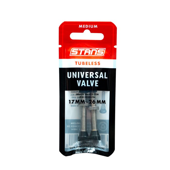 Valves universelles Stans Stan's tubeless - moyennes - laiton