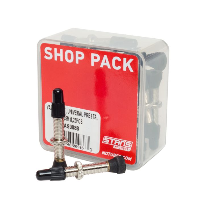 Tige de valve Stans Stan's (pack boutique - 25pcs) - universelle, presta - 35mm
