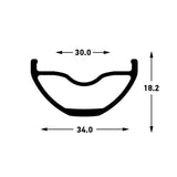 Roue avant Stan's flow s2 - 27,5'' - 15x110 ta - 6 boulons - grise - afbeelding 2